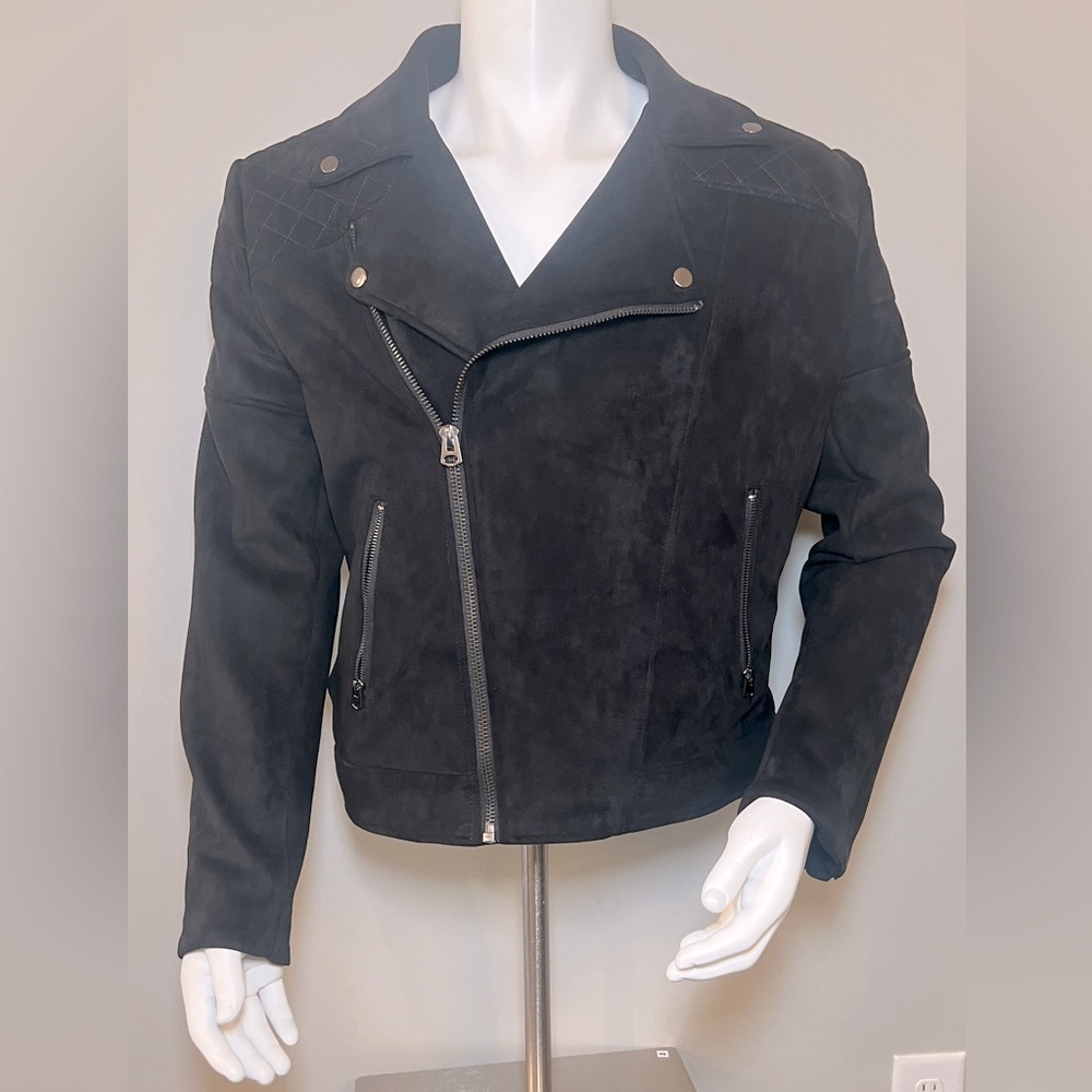 Topman Men’s Black Biker Style Jacket